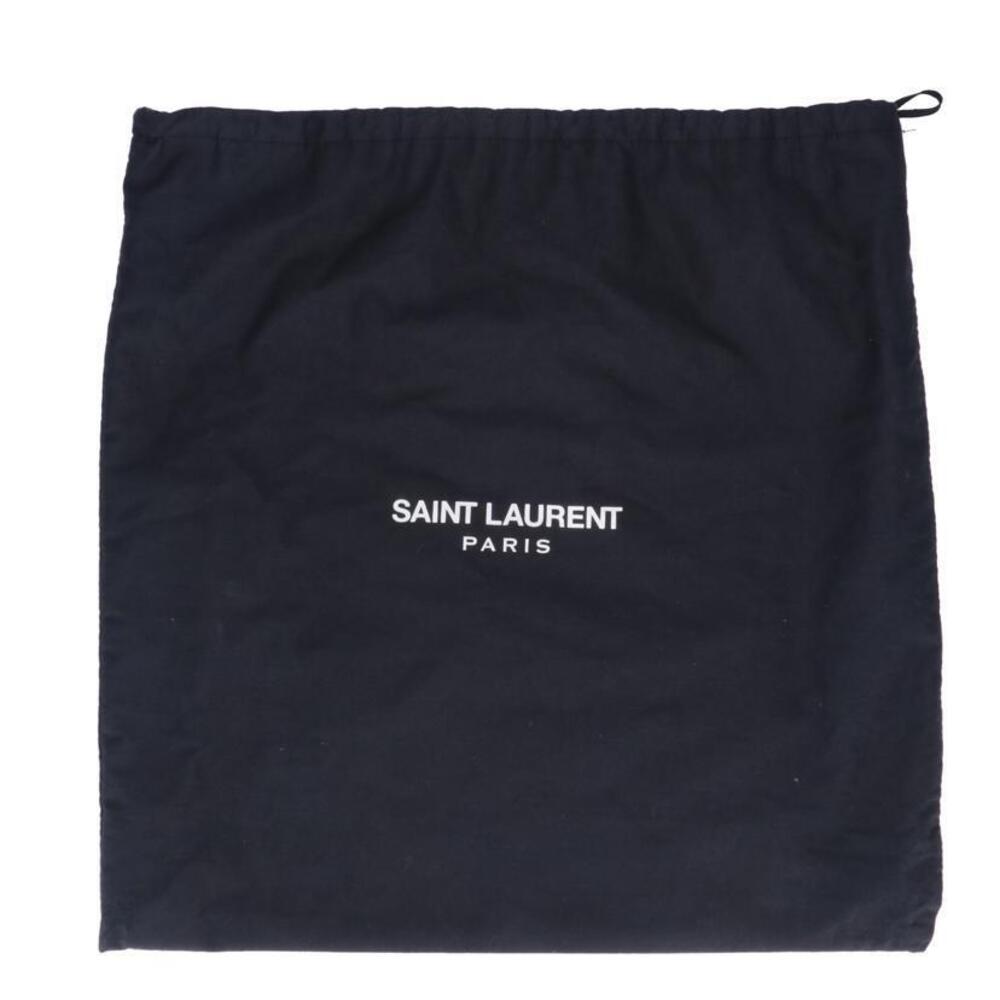 SAINT LAURENT Navy Blue Cabas Leather Handbag - Picture 6 of 10